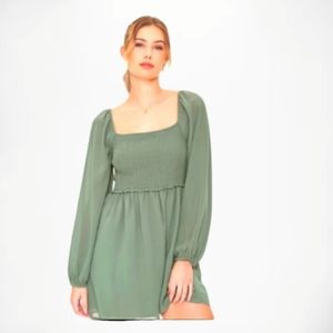 Forever 21 Green Mini Dress
